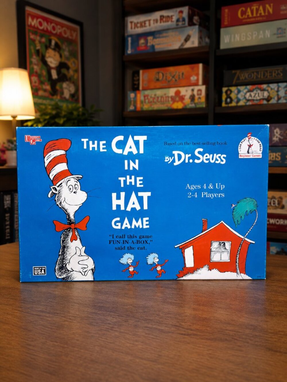 1998 Dr. Seuss The Cat in the Hat Game Complete Board Game